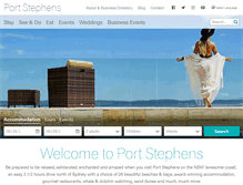 Tablet Screenshot of portstephens.org.au